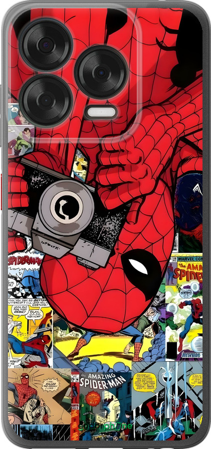 Силиконовый чехол Человек паук 2 для ZTE Nubia V70 Design - 6333u-4084 изображение 