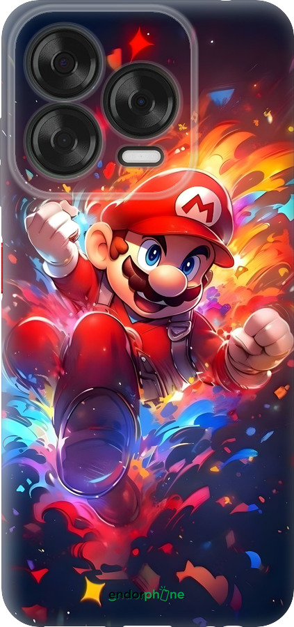 Силіконовий чехол Супер Маріо для ZTE Nubia V70 Design - 6342u-4084 изображение 