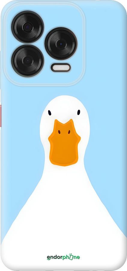 Силиконовый чехол Гусь для ZTE Nubia V70 Design - 6350u-4084 изображение 