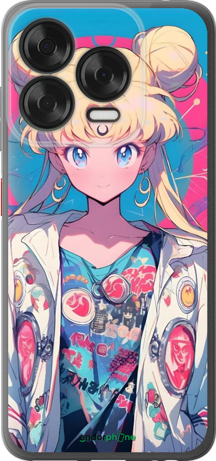 Силіконовий чехол Сейлор Мун 2 для ZTE Nubia V70 Design - 6351u-4084 изображение 