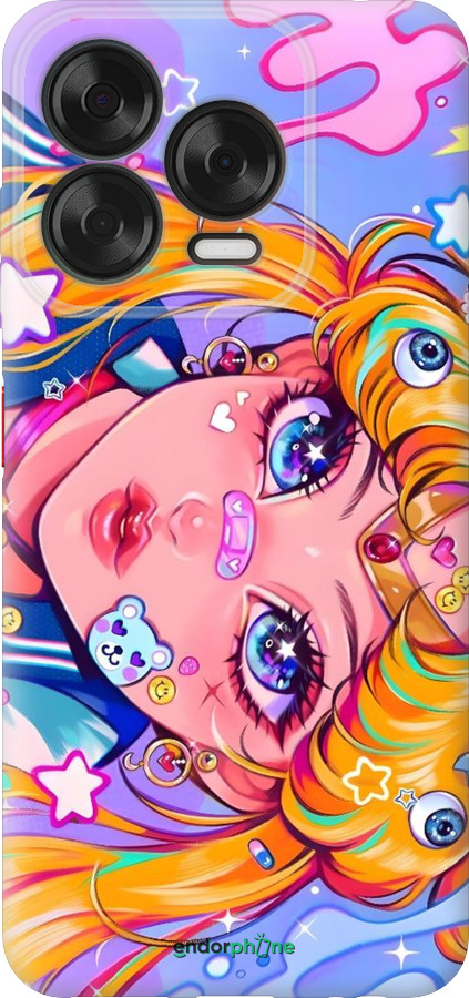 Силиконовый чехол Сейлор Мун 4 для ZTE Nubia V70 Design - 6353u-4084 изображение 