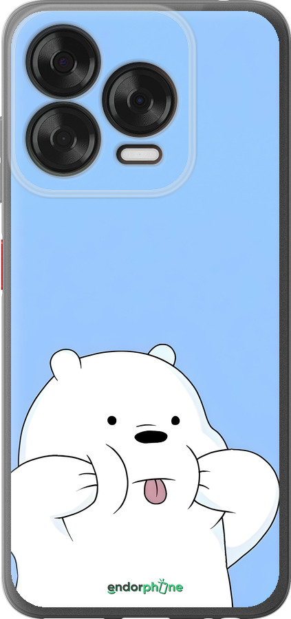 Силиконовый чехол Милый мишка для ZTE Nubia V70 Design - 6357u-4084 изображение 