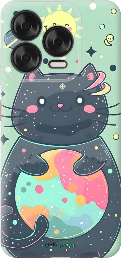 Силіконовий чехол Милый котик для ZTE Nubia V70 Design - 6364u-4084 изображение 