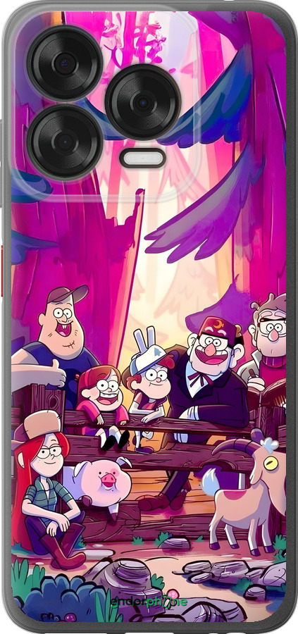 Силиконовый чехол Гравити Фолз для ZTE Nubia V70 Design - 6365u-4084 изображение 