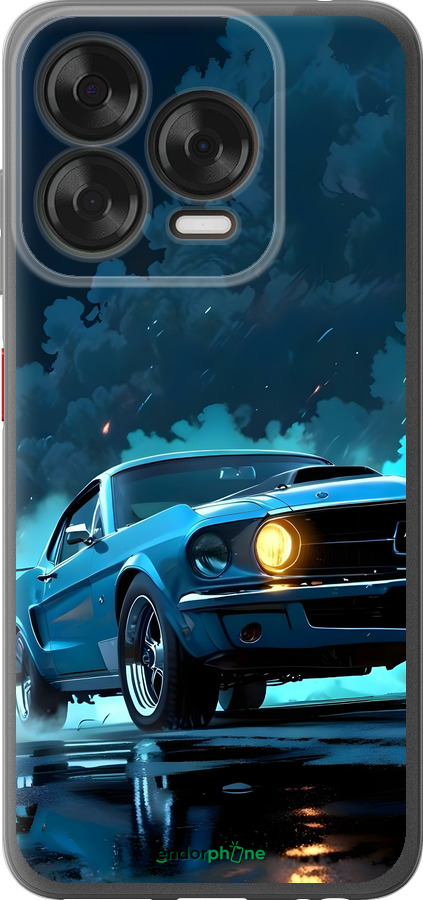 Силиконовый чехол Форд мустанг для ZTE Nubia V70 Design - 6374u-4084 изображение 