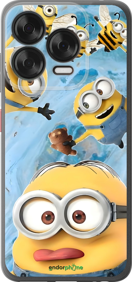 Силиконовый чехол Миньоны для ZTE Nubia V70 Design - 6386u-4084 изображение 