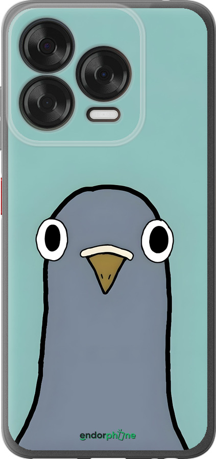 Силиконовый чехол Голубь для ZTE Nubia V70 Design - 6388u-4084 изображение 