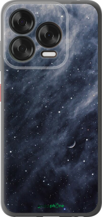 Силіконовий чехол Сині хмари, Синій місяць для ZTE Nubia V70 Design - 6398u-4084 изображение 