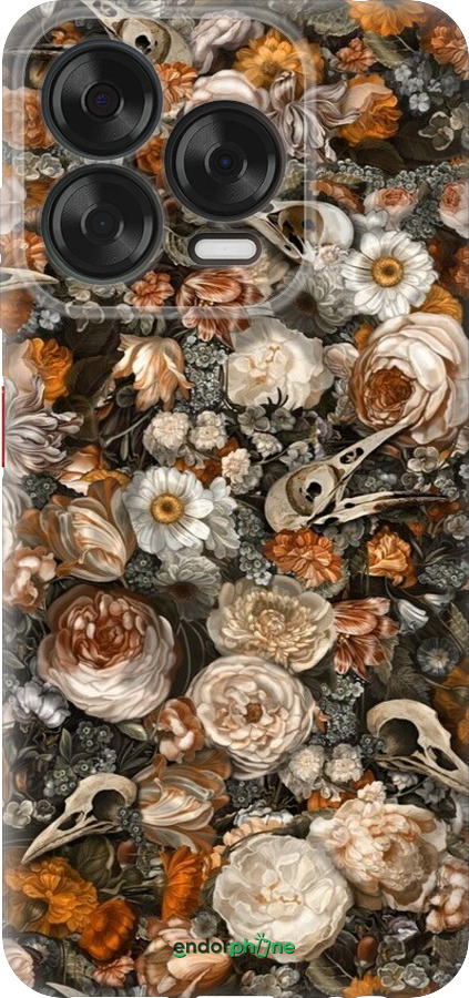 Силиконовый чехол В стиле барокко-мрачный для ZTE Nubia V70 Design - 6404u-4084 изображение 