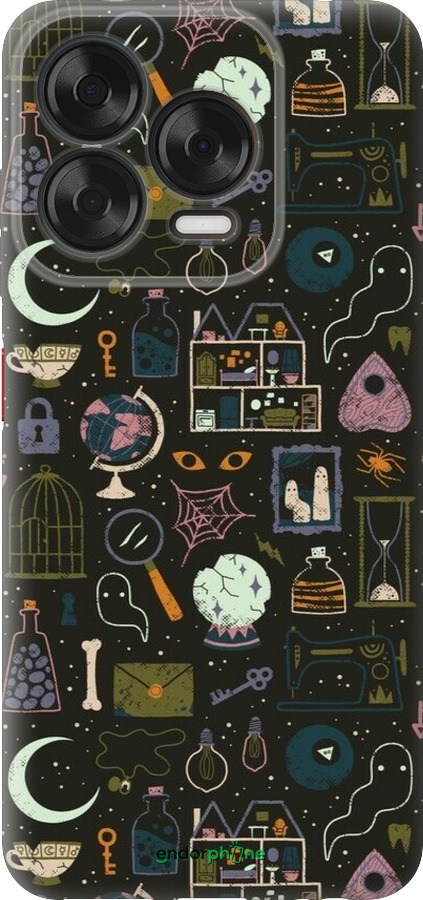 Силиконовый чехол Колдовской принт для ZTE Nubia V70 Design - 6425u-4084 изображение 