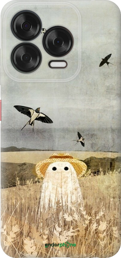 Силиконовый чехол Призрак в поле для ZTE Nubia V70 Design - 6427u-4084 изображение 