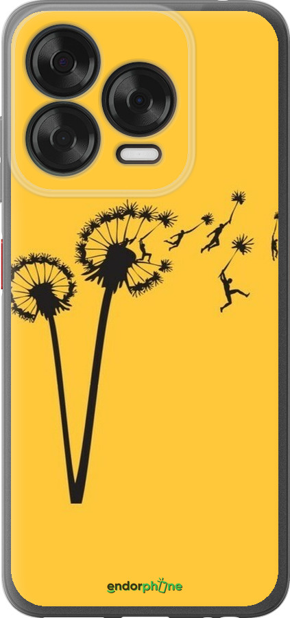 Силиконовый чехол Минимализм одуванчики для ZTE Nubia V70 Design - 6449u-4084 изображение 