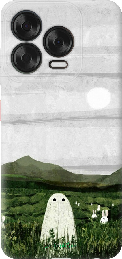 Силиконовый чехол Привидение для ZTE Nubia V70 Design - 6492u-4084 изображение 