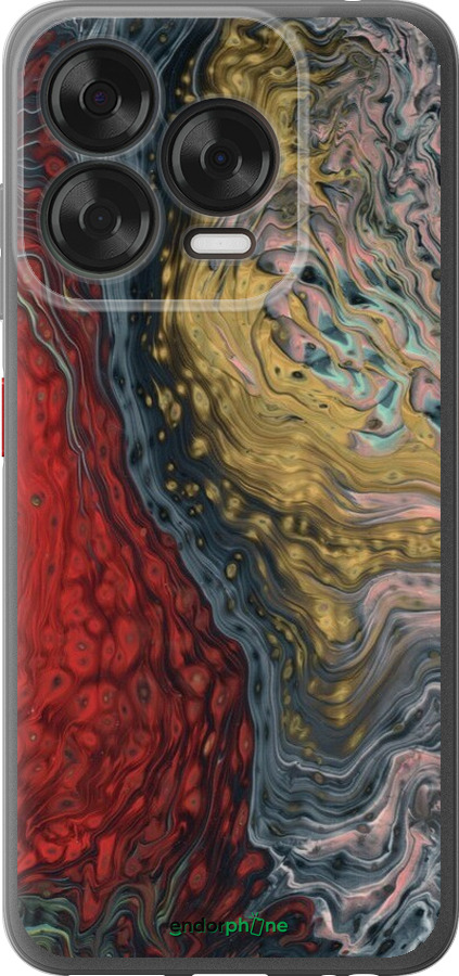 Силиконовый чехол С изображением абстрактной живописи для ZTE Nubia V70 Design - 6530u-4084 изображение 