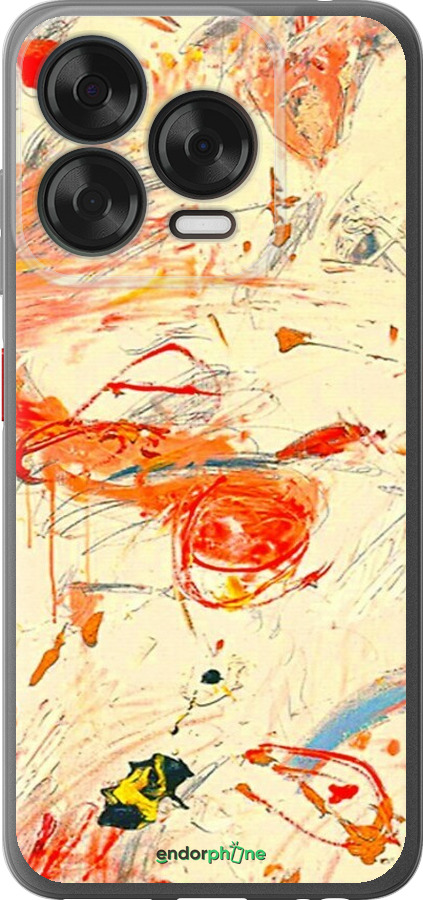 Силиконовый чехол Динамичная картина с хаотичными мазками для ZTE Nubia V70 Design - 6540u-4084 изображение 