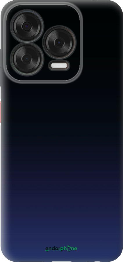 Силіконовий чехол Градієнт у темно-синьому стилі для ZTE Nubia V70 Design - 6542u-4084 изображение 