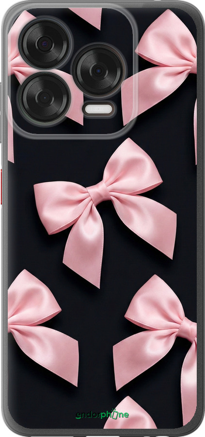 Силіконовий чехол Coquette Ribbons Dark Coquette для ZTE Nubia V70 Design - 6767u-4084 изображение 
