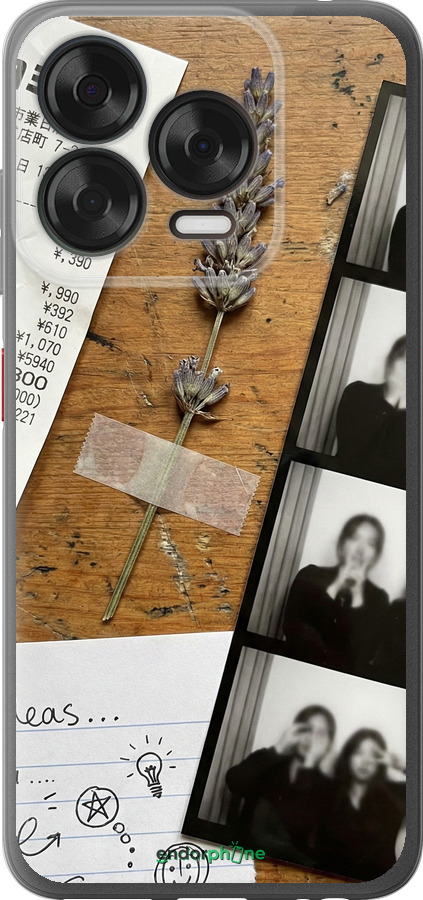 Силиконовый чехол Aesthetic Scrapbook Collage для ZTE Nubia V70 Design - 6773u-4084 изображение 