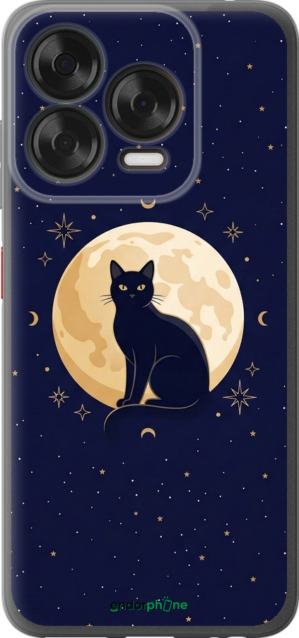 Силіконовий чехол Cute Cat Celestial/Witchy для ZTE Nubia V70 Design - 6787u-4084 изображение 
