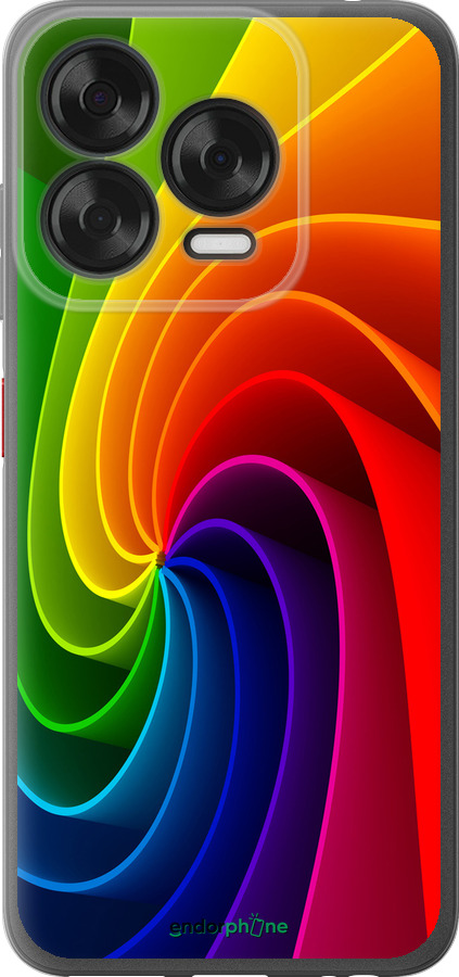 Силиконовый чехол Радужный вихрь для ZTE Nubia V70 Design - 747u-4084 изображение 