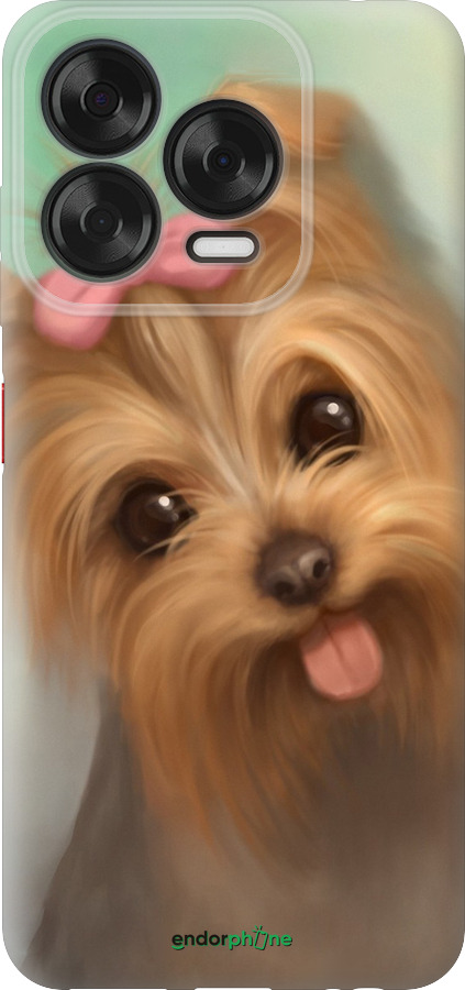 Силиконовый чехол Нарисованный йоркширский терьер для ZTE Nubia V70 Design - 928u-4084 изображение 