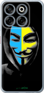 Силиконовый чехол Украинский анонимус для ZTE Nubia V70 - 1062u-4083 изображение 