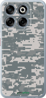 Силиконовый чехол Камуфляж для ZTE Nubia V70 - 1085u-4083 изображение 