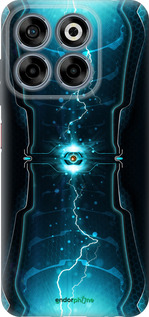 Силиконовый чехол Молнии в цилиндре для ZTE Nubia V70 - 120u-4083 изображение 