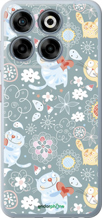 Силіконовий чехол Кошенята v3 для ZTE Nubia V70 - 1223u-4083 изображение 