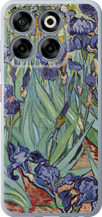 Силиконовый чехол Винсент Ван Гог. Ирисы для ZTE Nubia V70 - 161u-4083 изображение 