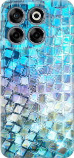 Силиконовый чехол Переливающаяся чешуя для ZTE Nubia V70 - 227u-4083 изображение 