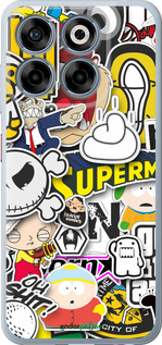 Силиконовый чехол Popular logos для ZTE Nubia V70 - 4023u-4083 изображение 