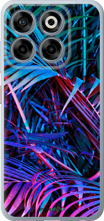 Силіконовий чехол Папороть під ультрафіолетом для ZTE Nubia V70 - 4069u-4083 изображение 