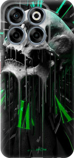 Силиконовый чехол Череп-часы для ZTE Nubia V70 - 4100u-4083 изображение 