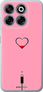 Силиконовый чехол Подзарядка сердца1 для ZTE Nubia V70 - 4275u-4083 изображение 