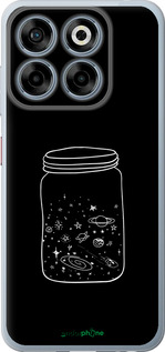 Силиконовый чехол Космос в банке для ZTE Nubia V70 - 4297u-4083 изображение 