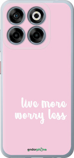 Силиконовый чехол Живи больше для ZTE Nubia V70 - 4347u-4083 изображение 