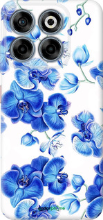 Силиконовый чехол Голубые орхидеи для ZTE Nubia V70 - 4406u-4083 изображение 