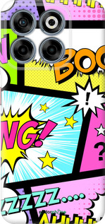 Силиконовый чехол Комикс 1 для ZTE Nubia V70 - 4407u-4083 изображение 