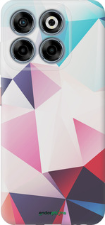 Силиконовый чехол Геометрия 3 для ZTE Nubia V70 - 4415u-4083 изображение 