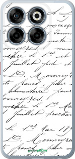 Силиконовый чехол Прописной шрифт для ZTE Nubia V70 - 4475u-4083 изображение 