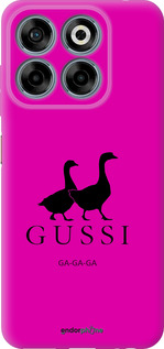 Силиконовый чехол Гуси для ZTE Nubia V70 - 4561u-4083 изображение 