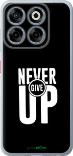 Силиконовый чехол Никогда не сдавайся для ZTE Nubia V70 - 4572u-4083 изображение 