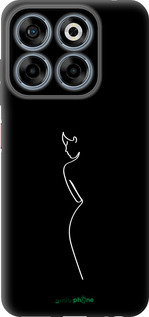 Силиконовый чехол Силуэт1 для ZTE Nubia V70 - 4590u-4083 изображение 