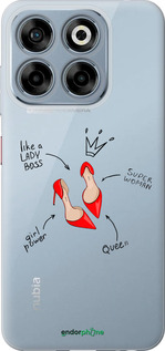 Силіконовий чехол Жінка для ZTE Nubia V70 - 4599u-4083 изображение 