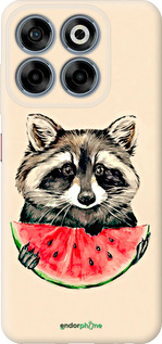 Силиконовый чехол Енотик с арбузом для ZTE Nubia V70 - 4605u-4083 изображение 