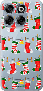 Силіконовий чехол Новорічний 9 для ZTE Nubia V70 - 4622u-4083 изображение 