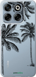 Силиконовый чехол Пальмы1 для ZTE Nubia V70 - 4634u-4083 изображение 