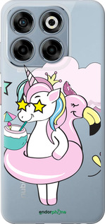 Силиконовый чехол Crown Unicorn для ZTE Nubia V70 - 4660u-4083 изображение 