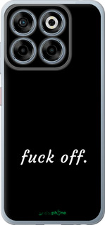 Силиконовый чехол Fuck off для ZTE Nubia V70 - 4731u-4083 изображение 